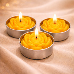 莲花酥油芯 *黄 LOTUS CANDLE *YELLOW 
