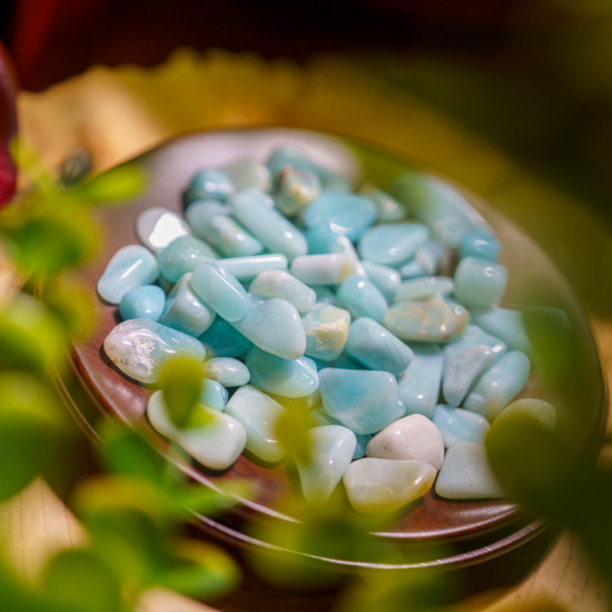 消磁碎水晶:天河石 Tumbled Amazonite 消磁碎水晶:天河石 Tumbled Amazonite