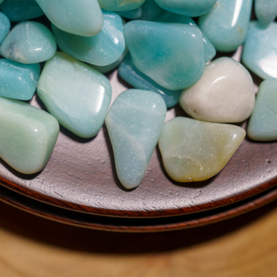 消磁碎水晶:天河石 Tumbled Amazonite 消磁碎水晶:天河石 Tumbled Amazonite