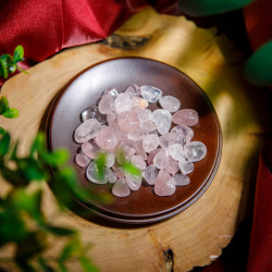 消磁碎水晶:粉水晶 Tumbled Rose Quartz 消磁碎水晶:粉水晶 Tumbled Rose Quartz