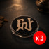 发财檀香片 (3个) PROSPERITY SANDALWOOD CHIPS (3PCS)