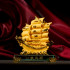 一帆风顺 (小)  Safe Sailing Ship (Golden Sanded) - Small Sized