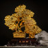 发财树 (镀金) - 大  Lucky Fortune Tree (Golden Coating) - Big Sized