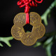 守富贵长命牌(红色)The Longevity Wishful Plate (Red Strings) 守富贵长命牌(红色)The Longevity Wishful Plate (Red Strings)