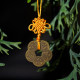 守富贵长命牌(黄色)The Longevity Wishful Plate (Yellow Strings) 守富贵长命牌(黄色)The Longevity Wishful Plate (Yellow Strings)