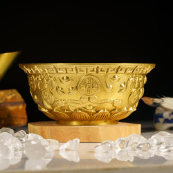 福海黄金聚宝盆 （大） Fuhai Golden Treasure Bowl (Big)