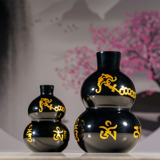 黑曜石葫芦 Obsidian Gourd 黑曜石葫芦 Obsidian Gourd
