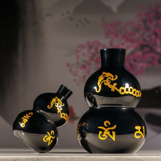 黑曜石葫芦 Obsidian Gourd 黑曜石葫芦 Obsidian Gourd