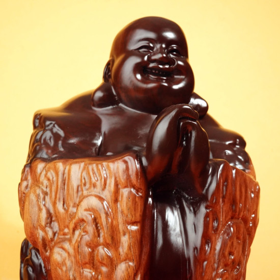 黑檀木笑佛 / 小 Black Wood Laughing Buddha 黑檀木笑佛 / 小 Black Wood Laughing Buddha