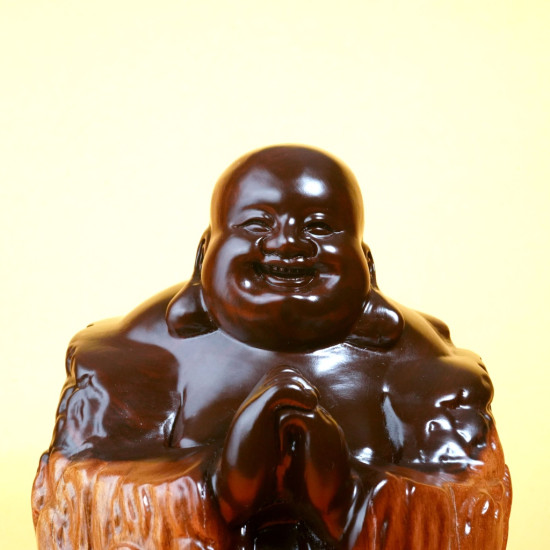 黑檀木笑佛 / 小 Black Wood Laughing Buddha 黑檀木笑佛 / 小 Black Wood Laughing Buddha