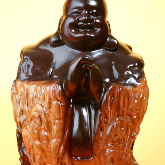 黑檀木笑佛 / 小 Black Wood Laughing Buddha 黑檀木笑佛 / 小 Black Wood Laughing Buddha