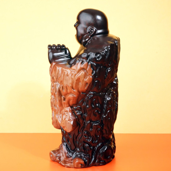 黑檀木笑佛 / 小 Black Wood Laughing Buddha 黑檀木笑佛 / 小 Black Wood Laughing Buddha
