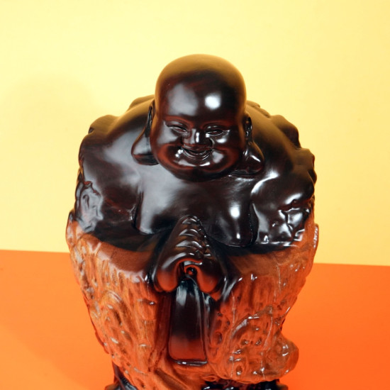 黑檀木笑佛 / 小 Black Wood Laughing Buddha 黑檀木笑佛 / 小 Black Wood Laughing Buddha