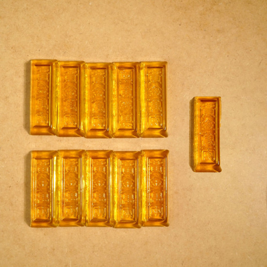 琉璃小金砖 Glaze Bullion (11个) 琉璃小金砖 Glaze Bullion (11个)