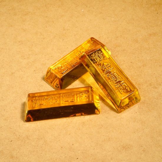 琉璃小金砖 Glaze Bullion (3个) 琉璃小金砖 Glaze Bullion (3个)