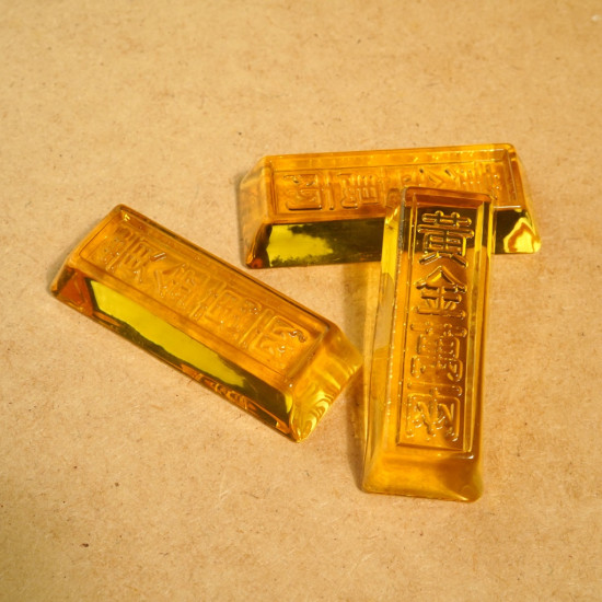 琉璃小金砖 Glaze Bullion (3个) 琉璃小金砖 Glaze Bullion (3个)