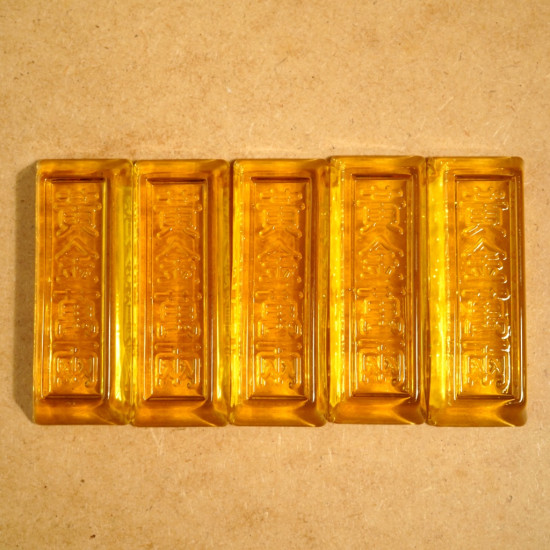 琉璃小金砖 Glaze Bullion (5个) 琉璃小金砖 Glaze Bullion (5个)