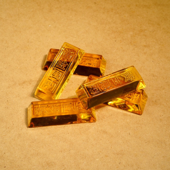琉璃小金砖 Glaze Bullion (5个) 琉璃小金砖 Glaze Bullion (5个)