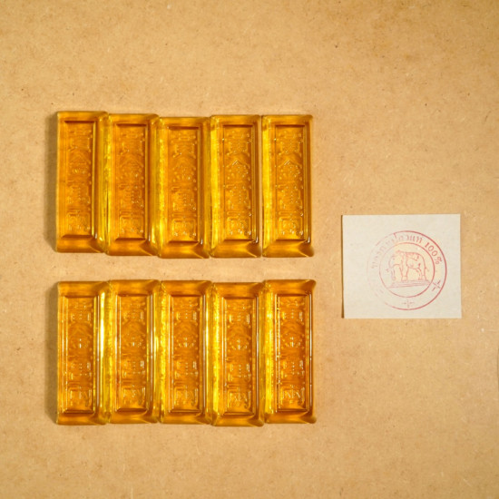琉璃小金砖 Glaze Bullion (10个) 琉璃小金砖 Glaze Bullion (10个)