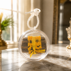 福海神木挂饰 *观音布符 APOTROPAIC WOOD PENDANT *GUAN YIN CHARM