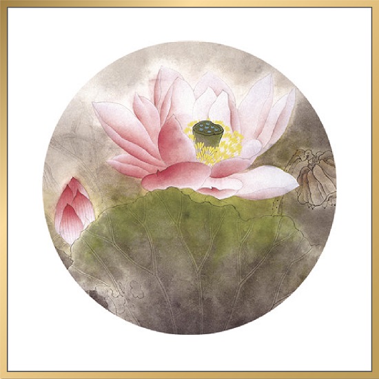 风水画 PT00010 : 秋水芙蓉 风水画 PT00010 : 秋水芙蓉