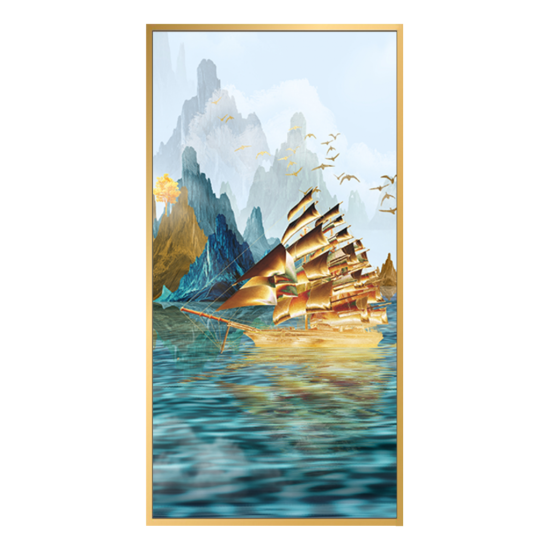 风水画 PT00077 : 一帆风顺 风水画 PT00077 : 一帆风顺