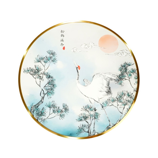 风水画 PT00121 : 松鹤延年 Longevity Of The Pine And Crane 风水画 PT00121 : 松鹤延年 Longevity Of The Pine And Crane