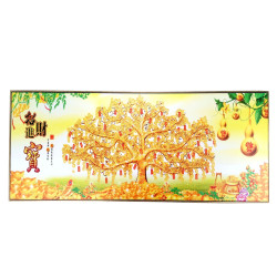 风水画 PT00138 : 招财金树 Golden Wealth Tree